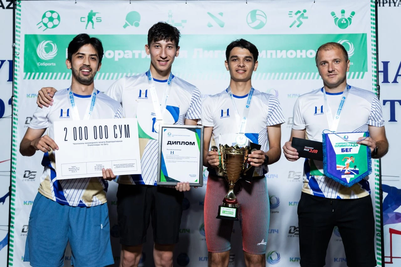 Murad Buildings jamoasi Korporativ Olimpiada estafetasida oltin medalni qo‘lga kiritdi
