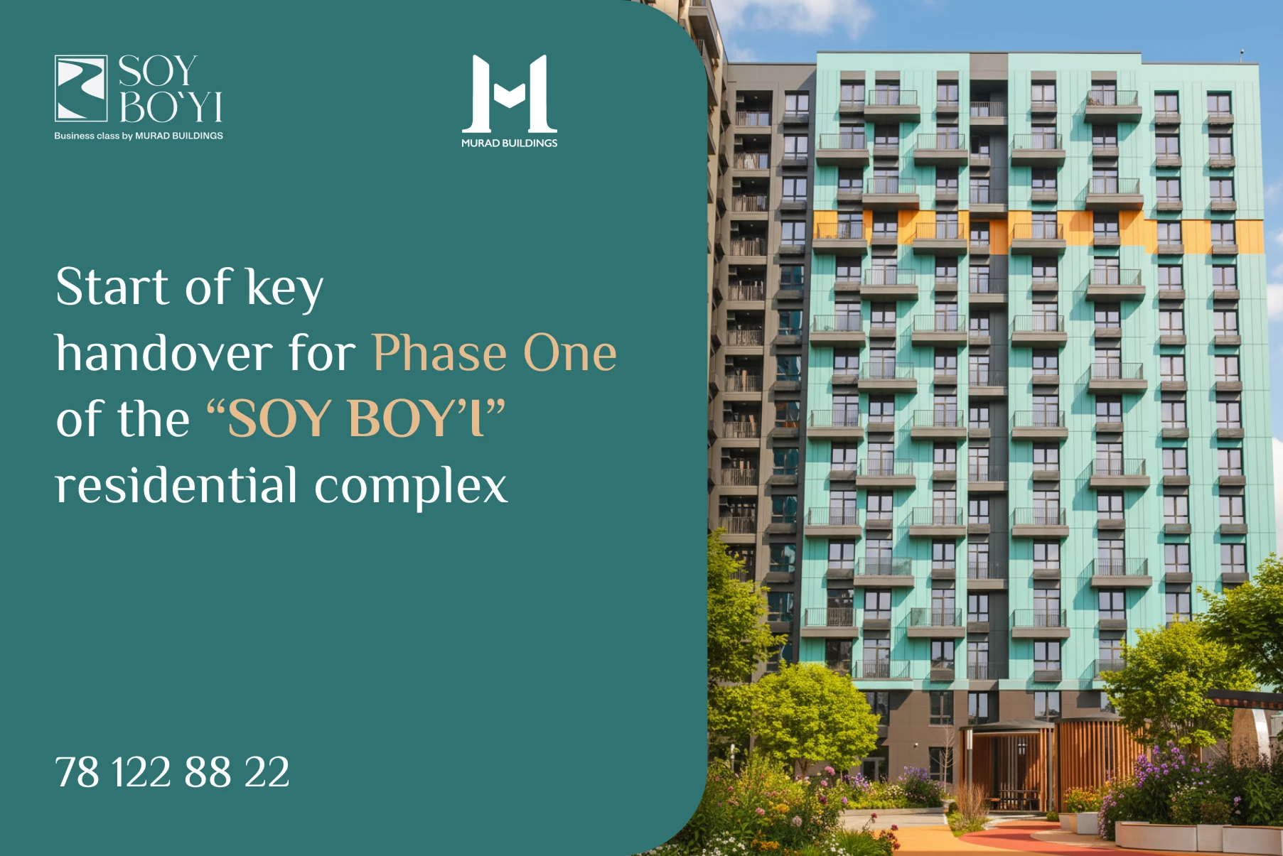 The First Residents of Soy Boy’i Residential Complex Are Receiving Their Keys